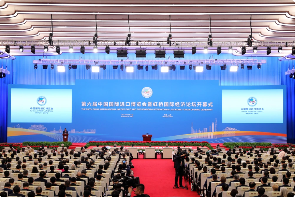 中国贝斯特全球副总经理毛昌辉一行参加第六届中国国际进口博览会